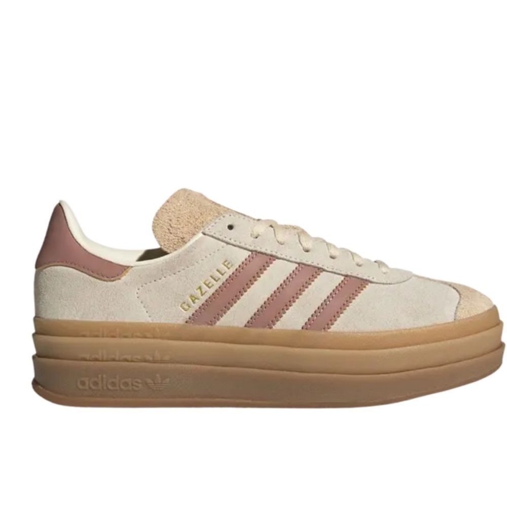 NWT and box Adidas Gazelle Bold Women’s 11 cream/clay